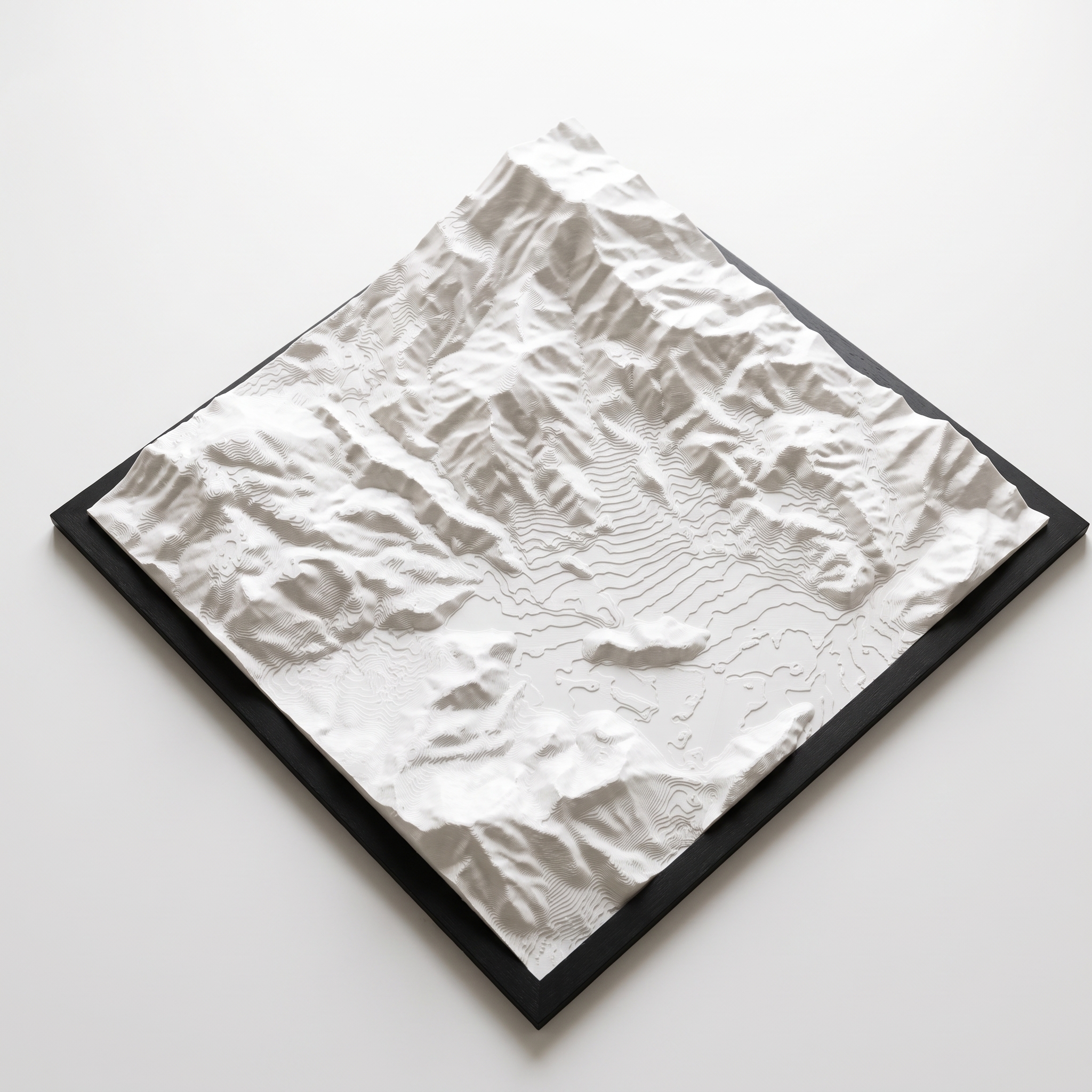 Topografía Territorial Valle y Cordillera con marco