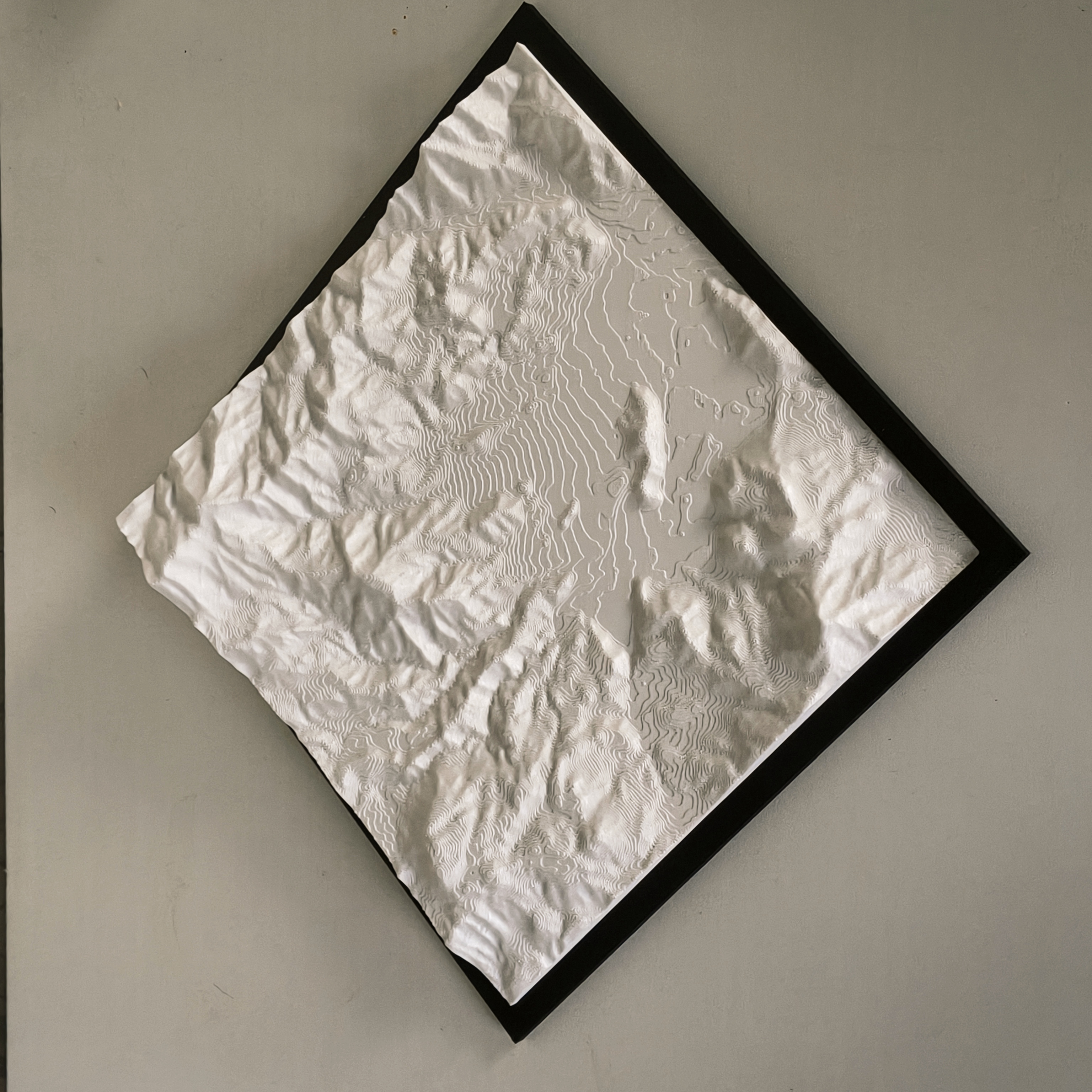 Cuadro Topográfico Enmarcado